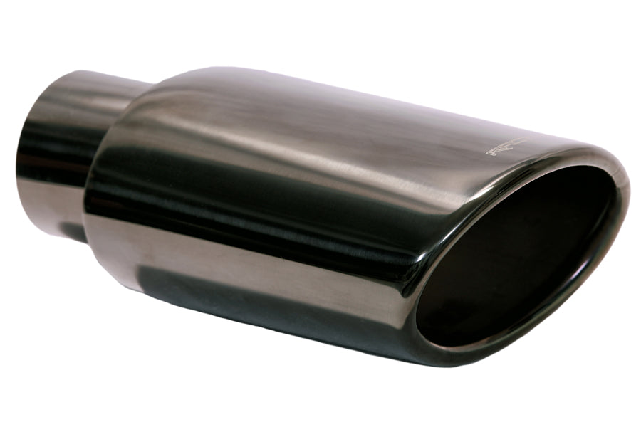 Exhaust Black Chrome tip 7.5X3.5X2.5inlet